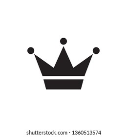 crown king and queen icon vector