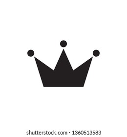 crown king and queen icon vector