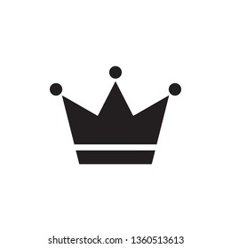 crown king and queen icon vector