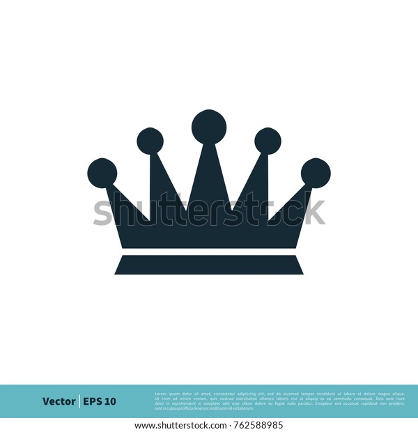 Crown King Queen Icon Vector Logo Stock Vector Royalty Free