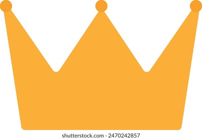 Crown King Royal Icon Vektorgrafik flache Illustration