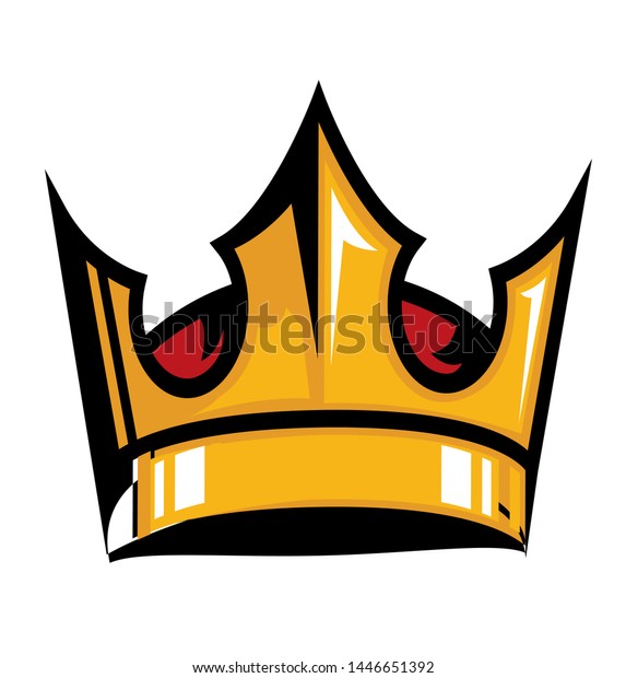 Crown King Vector Illustration King Very Stock Vector (Royalty Free ...