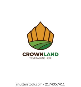 Crown Land Business Logo Design