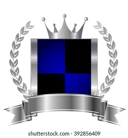 Crown Laurel ribbon icon
