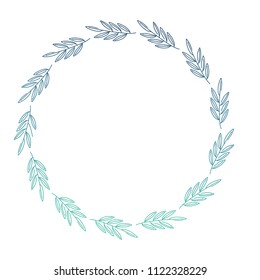 crown with leafs decorative icon