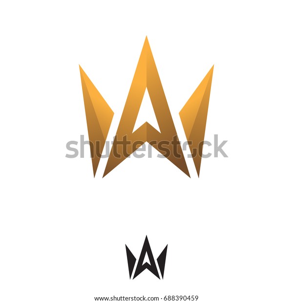a crown letter\
logo
