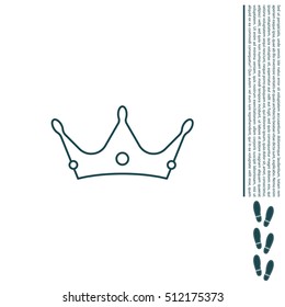 Crown line icon