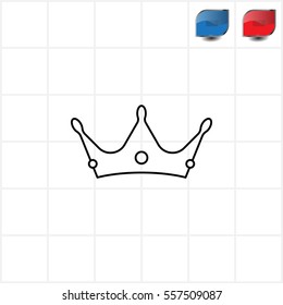 Crown line icon