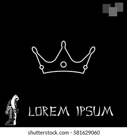 Crown line icon