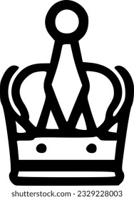 Icono de línea cortada, símbolo del vector de contorno, símbolo aislado del pictograma de estilo lineal, vector, arte