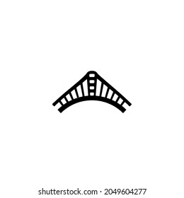 Crown line icon. Simple style luxury company poster background symbol. Logo design element. T-shirt printing. Vector for sticker.