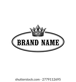 Crown logo with brand name text