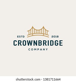 Crown logo design concept. Universal crown logo.