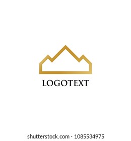 Crown logo design. Logo element related to crown