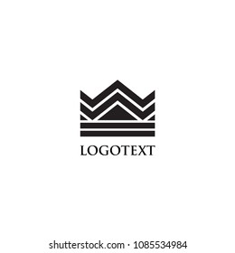 Crown logo design. Logo element related to crown