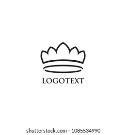 Crown logo design. Logo element related to crown