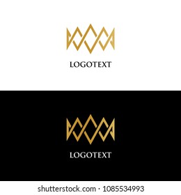 Crown logo design. Logo element related to crown