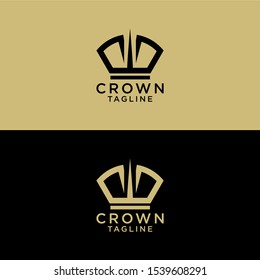 Crown Logo design and Icon Template