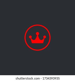crown logo design icon vector template element