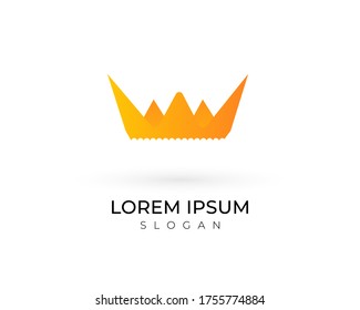 Crown logo design. Crown сreative idea logo design