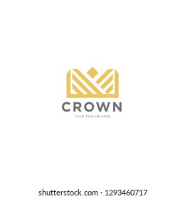 Crown Logo Design Inspiration, Vector illustration - Vector 