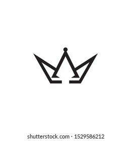 Crown logo design inspiration vector template