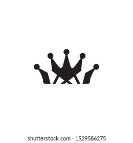 Crown logo design inspiration vector template