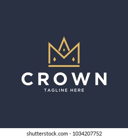 crown logo design template