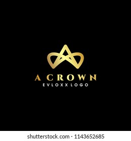 A Crown Logo Design Template