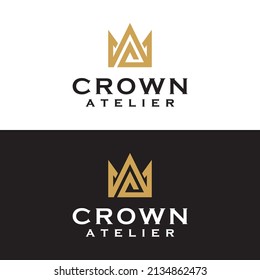 Crown Logo Design Template Download