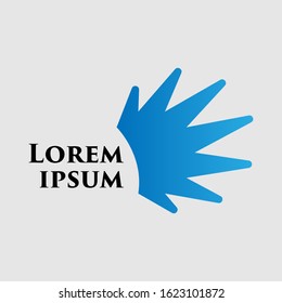 Crown Logo Design. Template. Easy to edit and resize