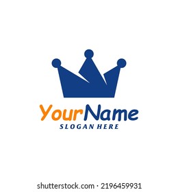 Crown Logo Design Template. King logo concept vector. Creative Icon Symbol