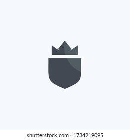 Crown logo design template vector