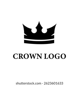Diseño del logotipo de la corona, logotipo del Vector, diseño de la ilustración