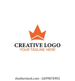 Crown logo design, vector logo, illustration logo design