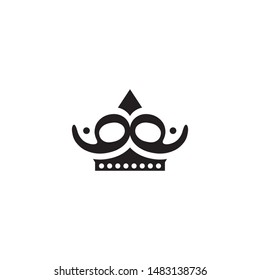 Crown logo design vector template