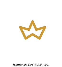 crown logo design vector template sign icon