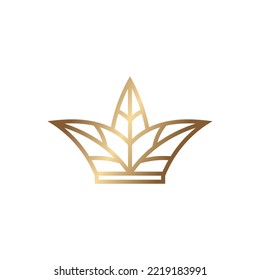 crown logo design vector template