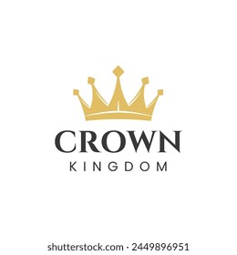 Crown Logo Design Vector Template