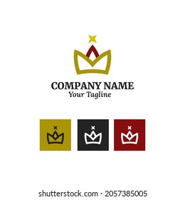 Crown logo elegant and modern