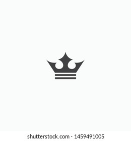 Crown Logo Icon Design Template - Vector