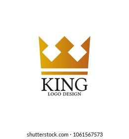 Crown logo or icon design. Vector