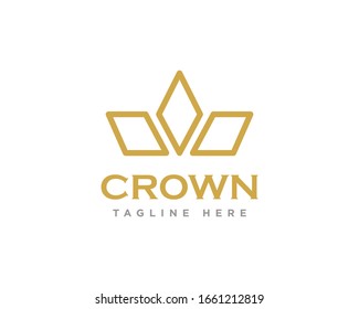 Crown Logo Icon Design Vector