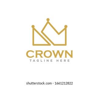 Crown Logo Icon Design Vector