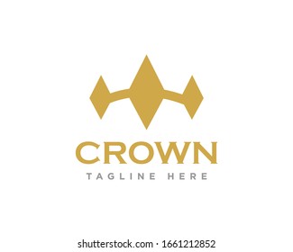 Crown Logo Icon Design Vector