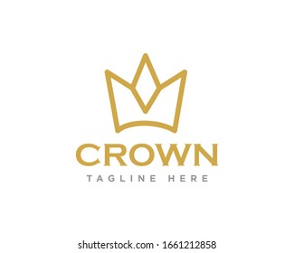 Crown Logo Icon Design Vector Stock Vector (Royalty Free) 1661212858 ...