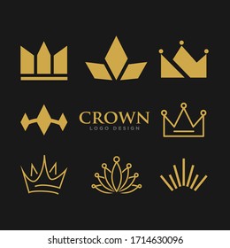 Crown Logo Icon Design Vector