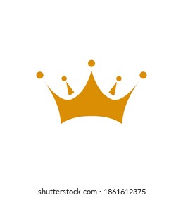 diseño de icono de logotipo de la corona vector