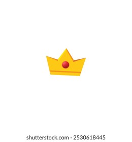 Crown logo icon flat vector design