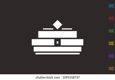 crown, logo, icon illustration